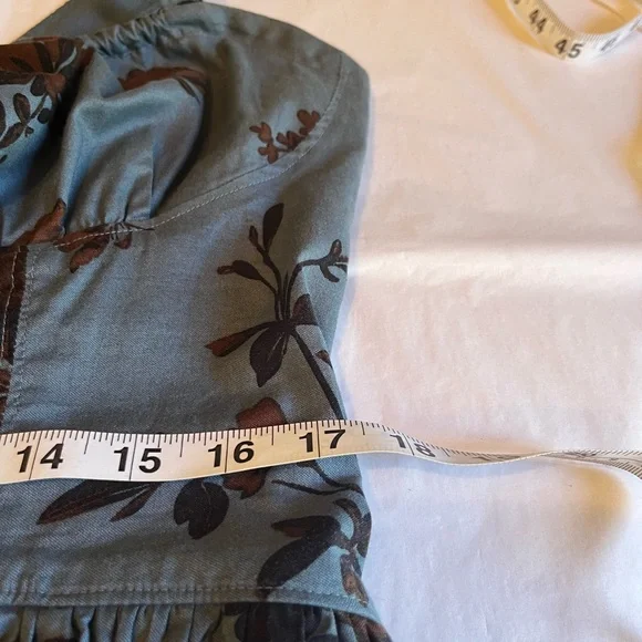 Free People Blue Floral Midi Dress - Picture 10 of 12